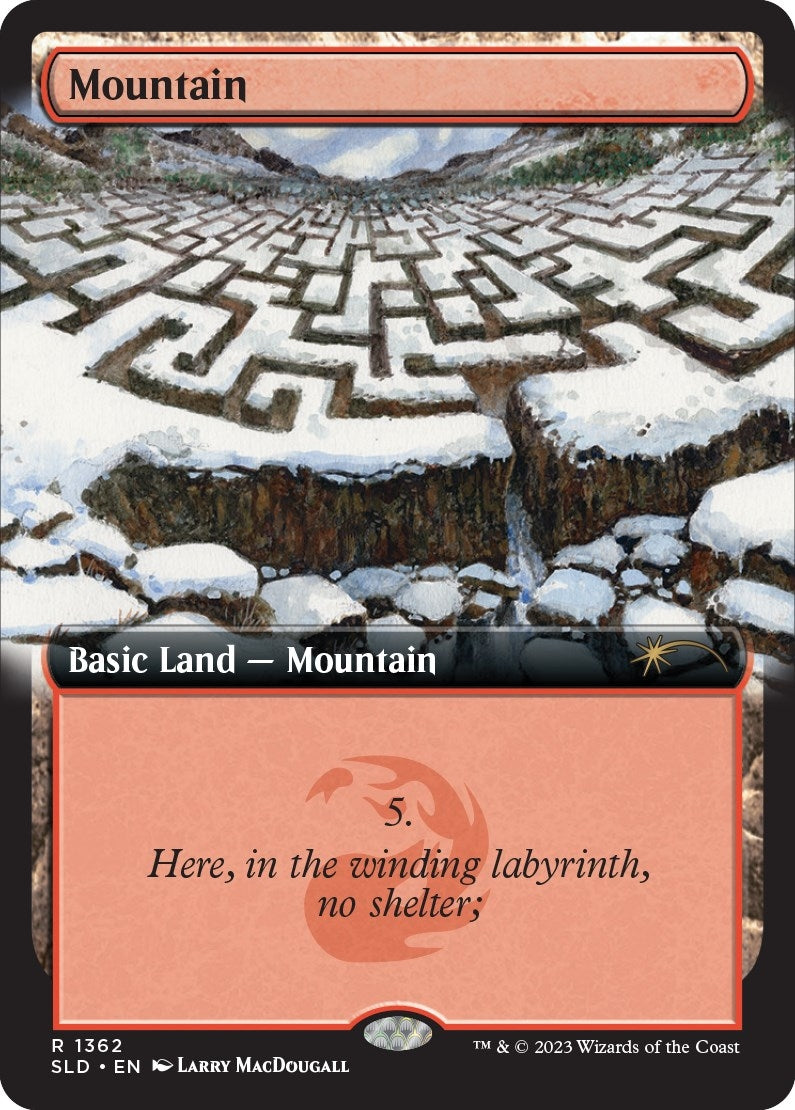 Image for Mountain (1362) (1362) (SLD) - Magic: The Gathering