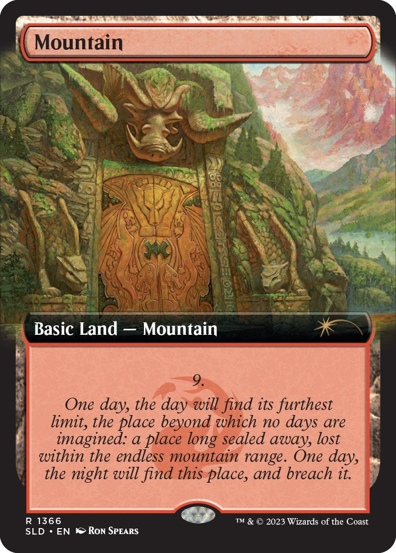 Image for Mountain (1366) (1366) (SLD) - Magic: The Gathering