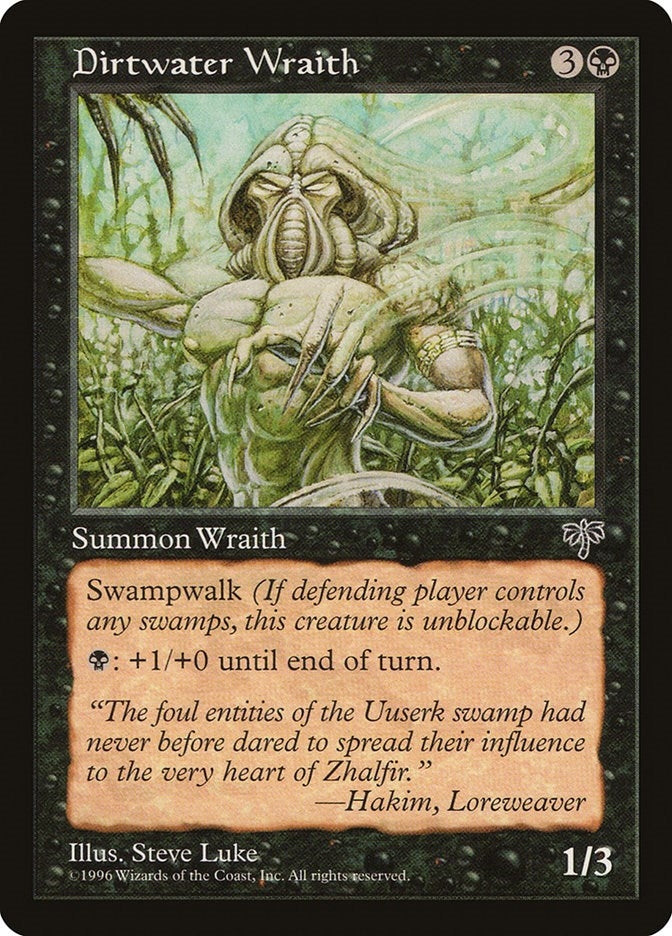 Image for Dirtwater Wraith (MIR) - Magic: The Gathering