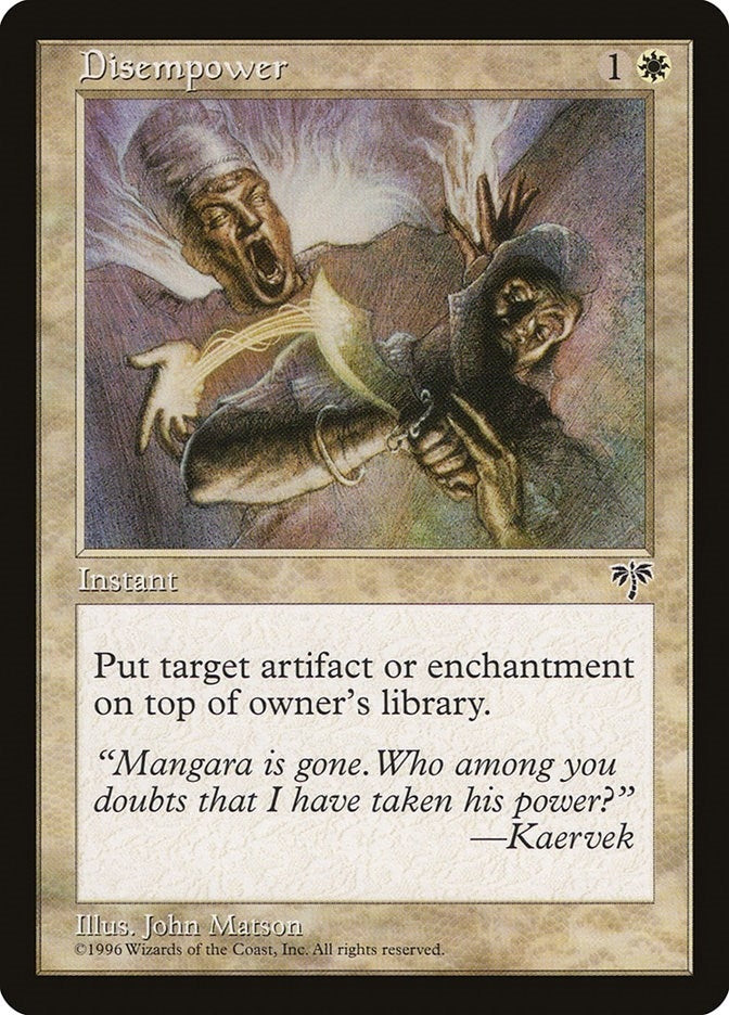Image for Disempower (MIR) - Magic: The Gathering