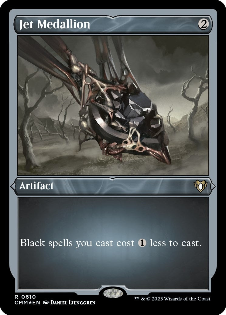 Image for Jet Medallion (Foil Etched) (610) (CMM) - Magic: The Gathering