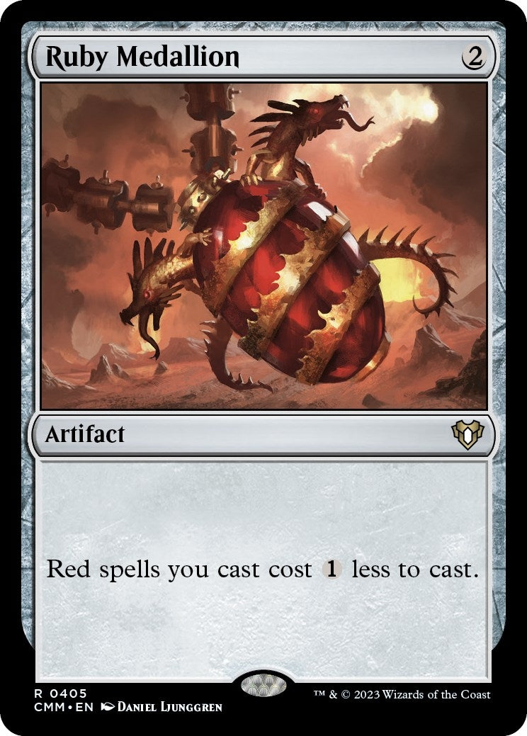 Image for Ruby Medallion (405) (CMM) - Magic: The Gathering