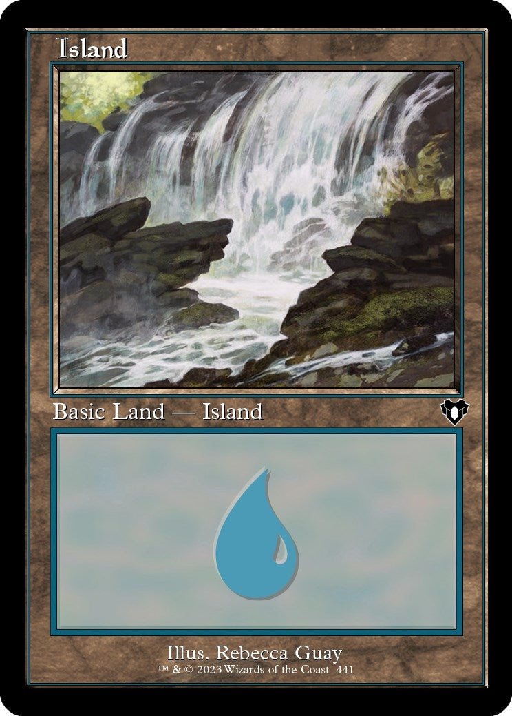 Image for Island (441) (Retro Frame) (441) (CMM) - Magic: The Gathering