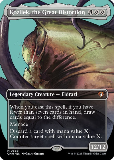 Kozilek, the Great Distortion (Borderless) (668) (CMM)