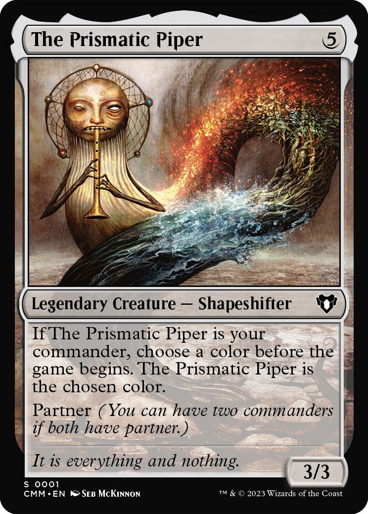Image for The Prismatic Piper (1) (CMM) - Magic: The Gathering
