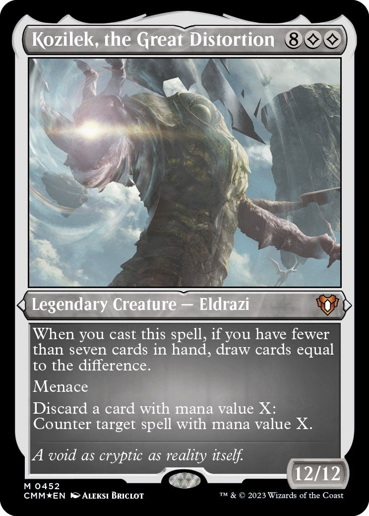 Image for Kozilek, the Great Distortion (Foil Etched) (452) (CMM) - Magic: The Gathering