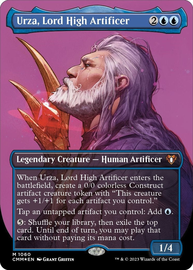 Image for Urza, Lord High Artificer (Textured Foil) (1060) (CMM) - Magic: The Gathering