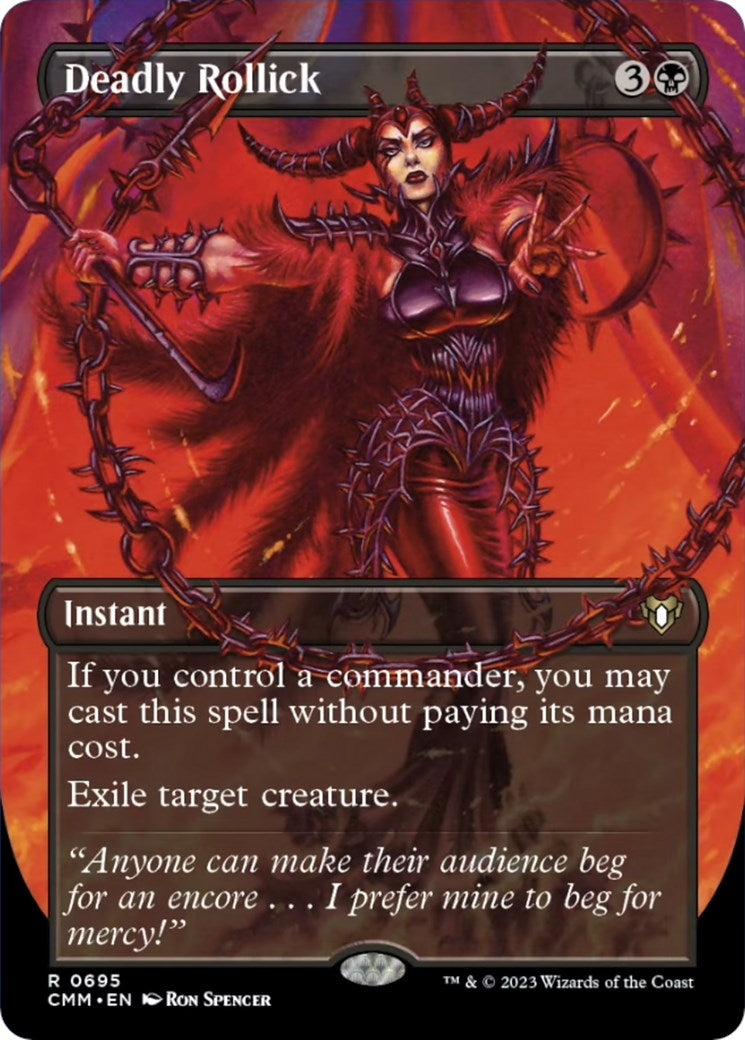 Image for Deadly Rollick (Borderless) (695) (CMM) - Magic: The Gathering