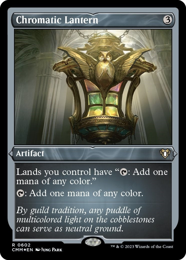 Image for Chromatic Lantern (Foil Etched) (602) (CMM) - Magic: The Gathering