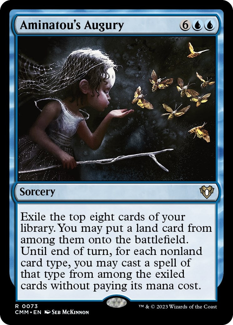 Image for Aminatou's Augury (73) (CMM) - Magic: The Gathering