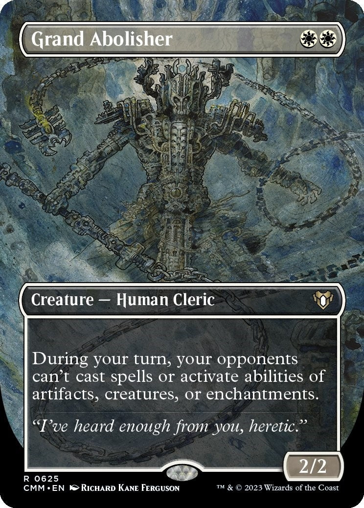 Image for Grand Abolisher (Borderless) (625) (CMM) - Magic: The Gathering