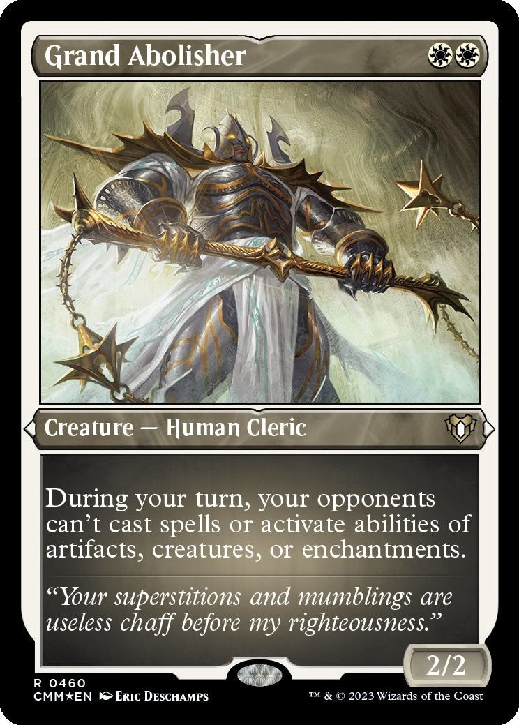 Image for Grand Abolisher (Foil Etched) (460) (CMM) - Magic: The Gathering