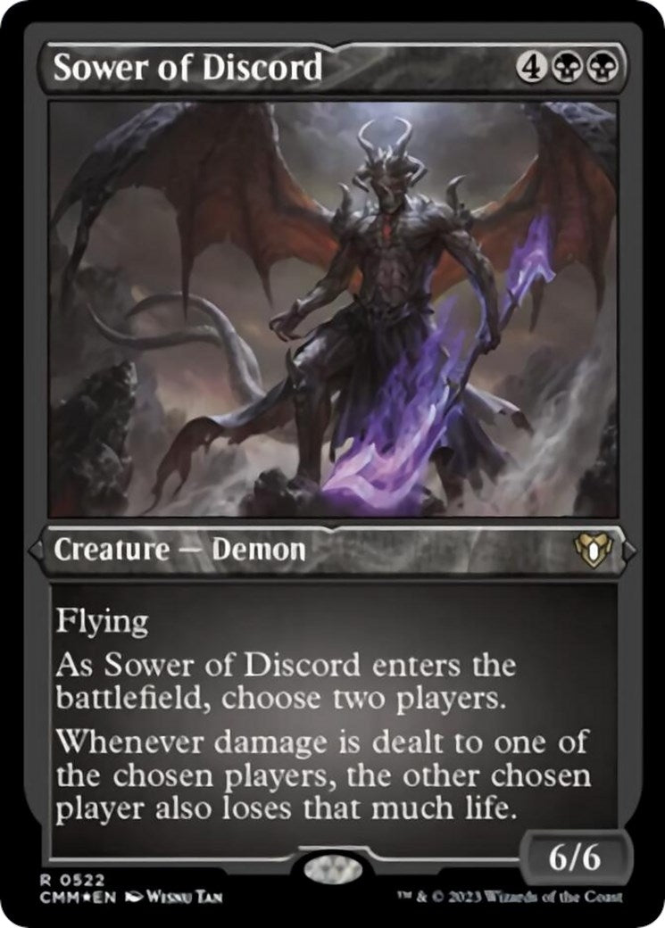 Image for Sower of Discord (Foil Etched) (522) (CMM) - Magic: The Gathering