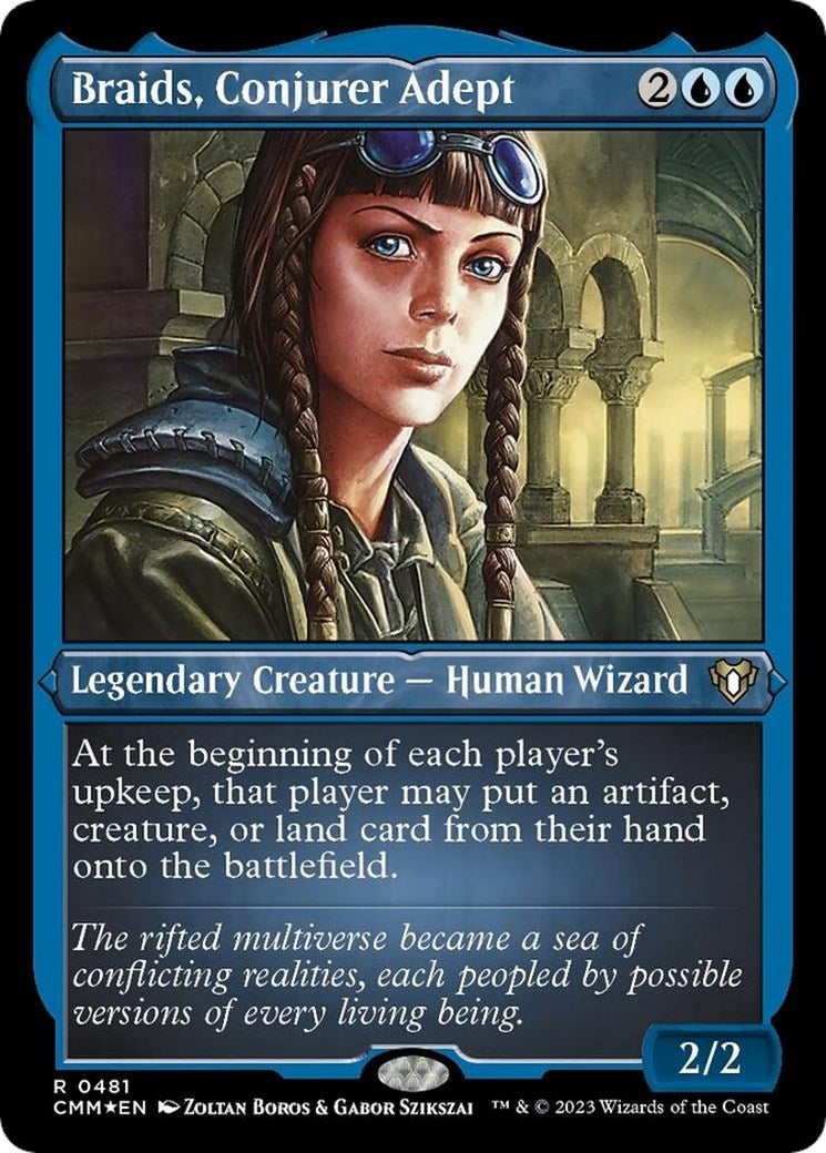 Image for Braids, Conjurer Adept (Foil Etched) (481) (CMM) - Magic: The Gathering