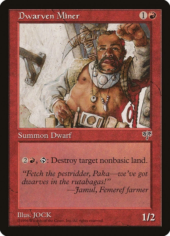 Image for Dwarven Miner (MIR) - Magic: The Gathering