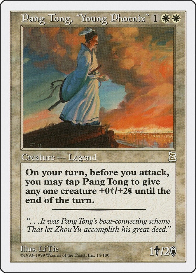 Image for Pang Tong, "Young Phoenix" (14) (PTK) - Magic: The Gathering