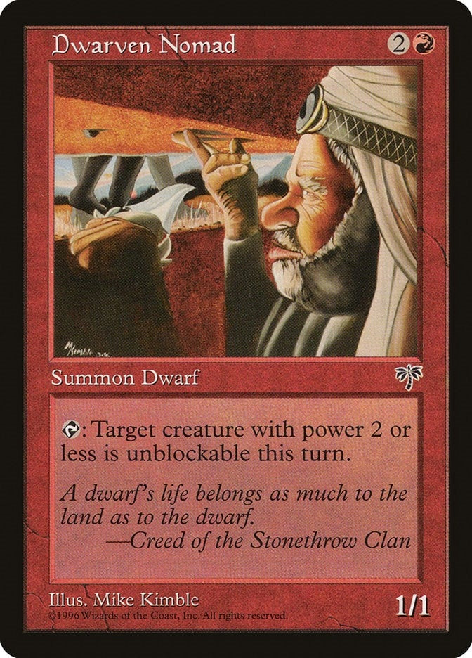 Image for Dwarven Nomad (MIR) - Magic: The Gathering