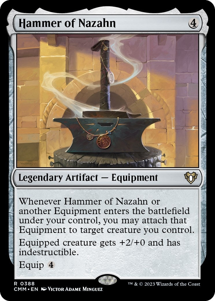 Image for Hammer of Nazahn (388) (CMM) - Magic: The Gathering