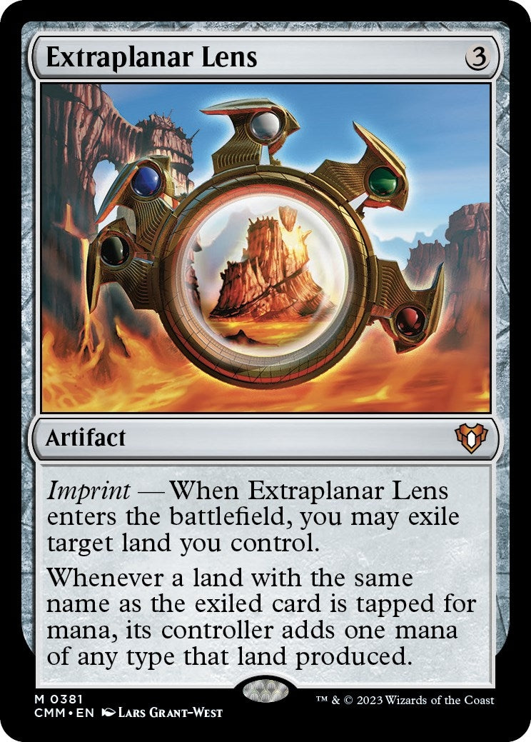 Image for Extraplanar Lens (381) (CMM) - Magic: The Gathering