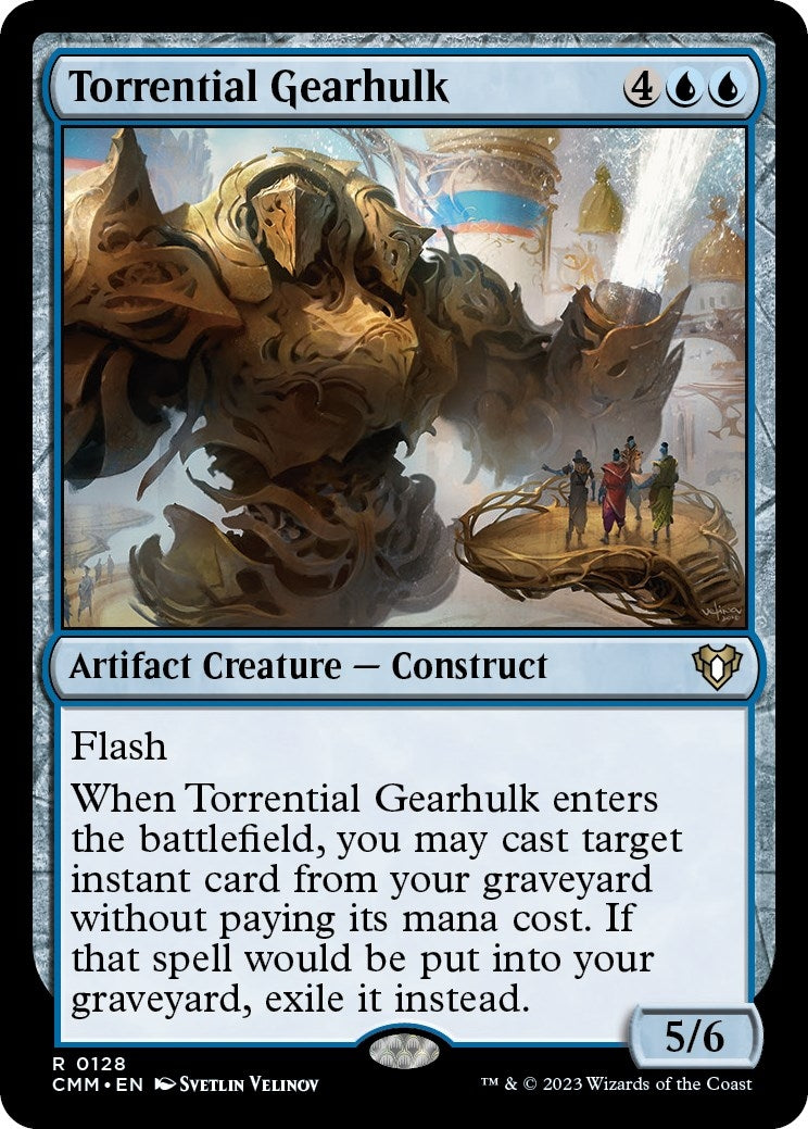 Image for Torrential Gearhulk (128) (CMM) - Magic: The Gathering