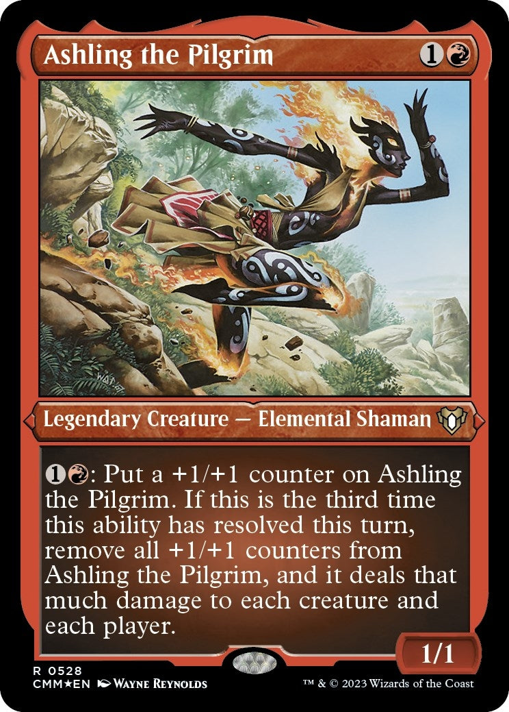 Image for Ashling the Pilgrim (Foil Etched) (528) (CMM) - Magic: The Gathering
