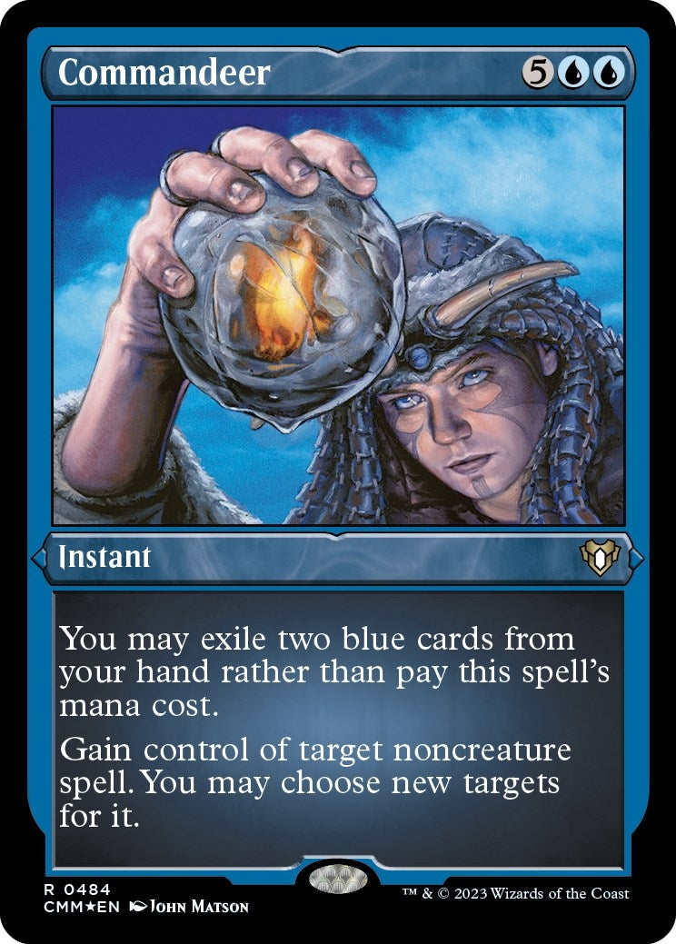 Image for Commandeer (Foil Etched) (484) (CMM) - Magic: The Gathering