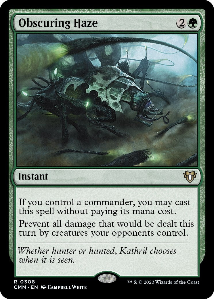 Image for Obscuring Haze (308) (CMM) - Magic: The Gathering