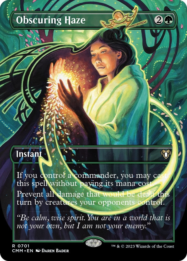 Image for Obscuring Haze (Borderless) (701) (CMM) - Magic: The Gathering