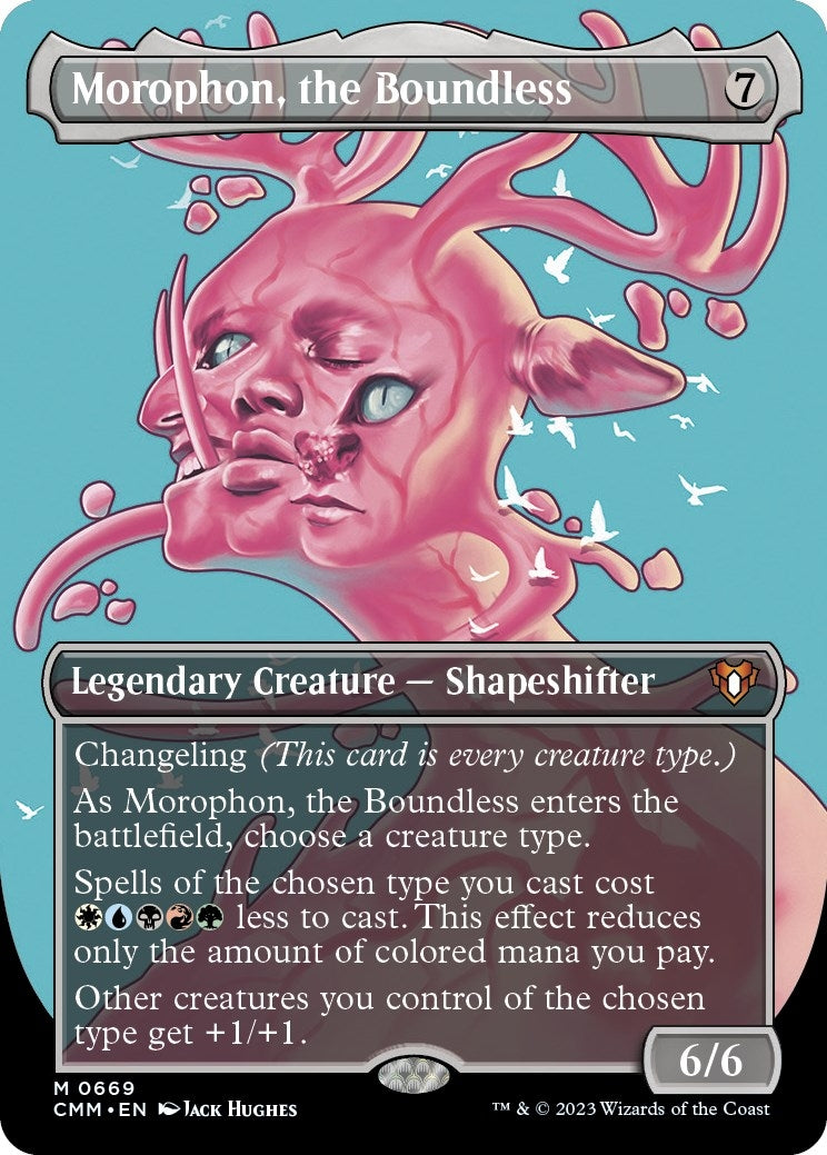 Image for Morophon, the Boundless (Borderless) (669) (CMM) - Magic: The Gathering