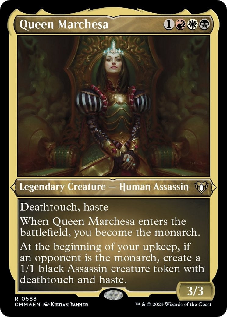 Image for Queen Marchesa (Foil Etched) (588) (CMM) - Magic: The Gathering