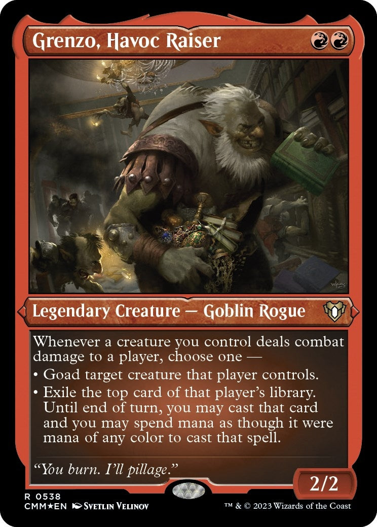 Image for Grenzo, Havoc Raiser (Foil Etched) (538) (CMM) - Magic: The Gathering