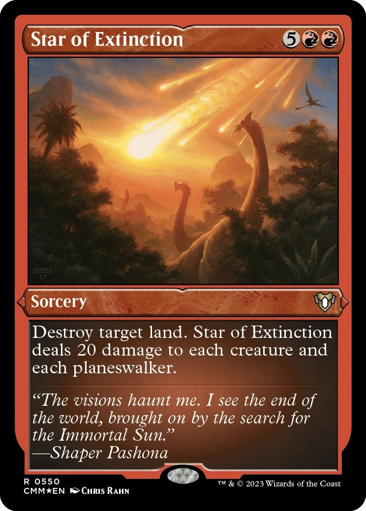 Image for Star of Extinction (Foil Etched) (550) (CMM) - Magic: The Gathering