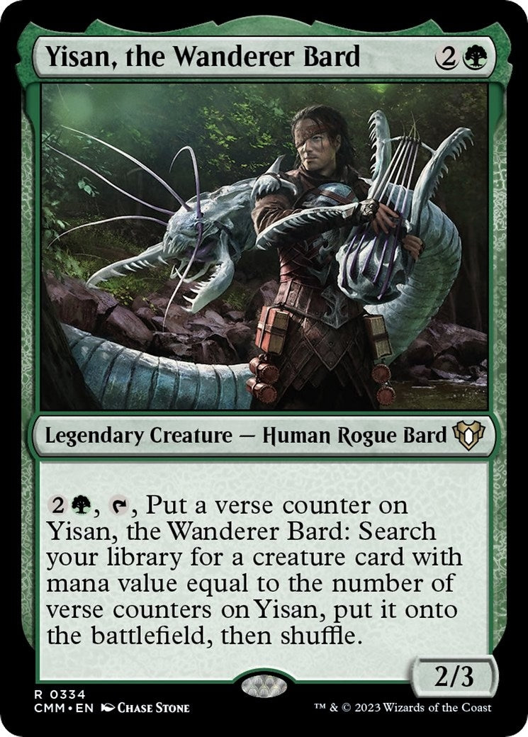 Image for Yisan, the Wanderer Bard (334) (CMM) - Magic: The Gathering