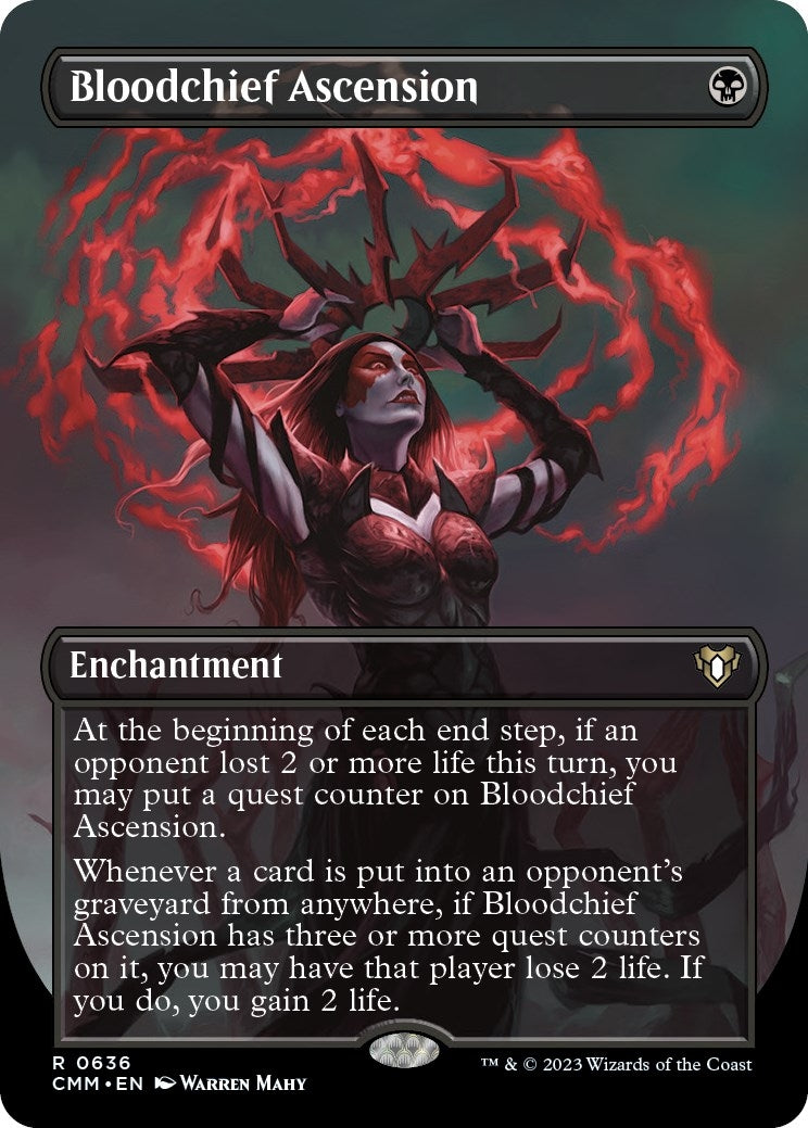 Image for Bloodchief Ascension (Borderless) (636) (CMM) - Magic: The Gathering