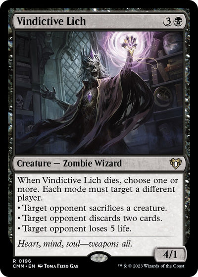 Vindictive Lich (196) (CMM)