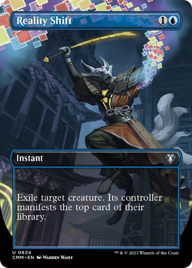 Image for Reality Shift (Borderless) (634) (CMM) - Magic: The Gathering