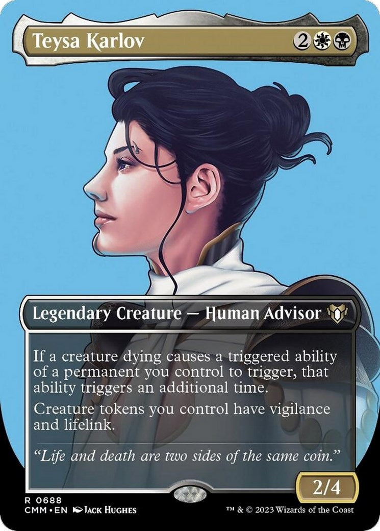 Image for Teysa Karlov (Borderless) (688) (CMM) - Magic: The Gathering