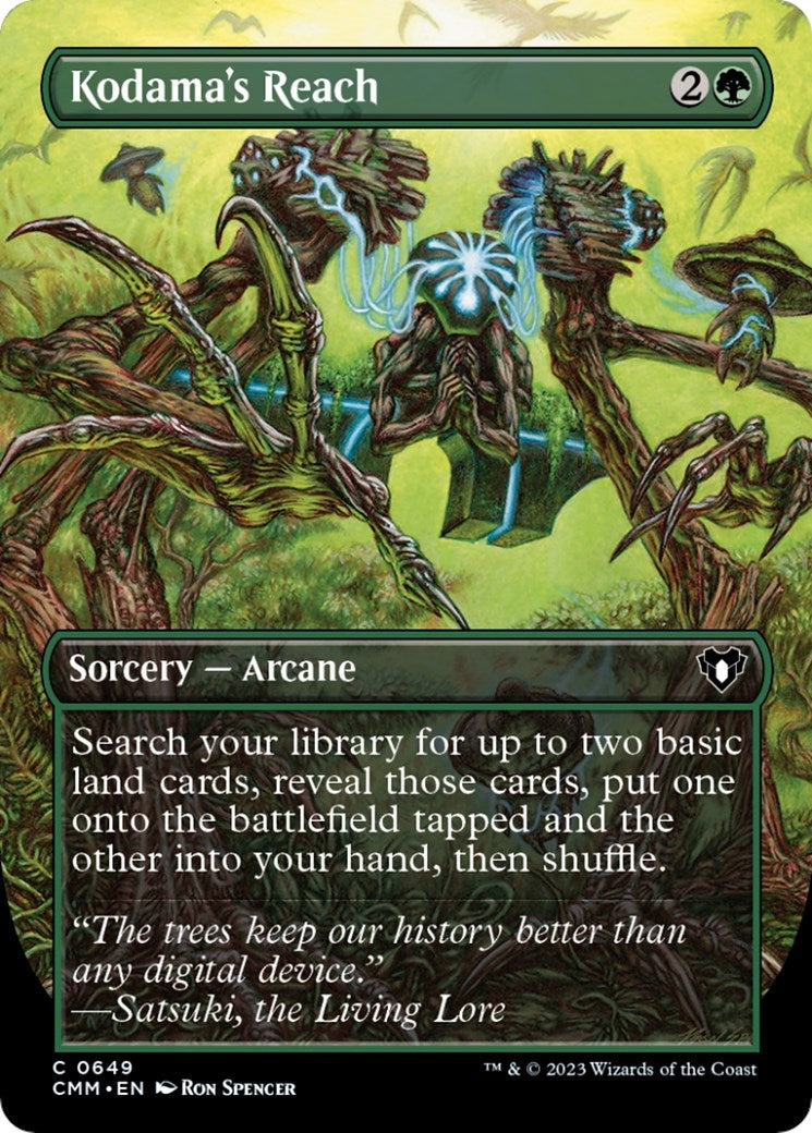 Image for Kodama's Reach (Borderless) (649) (CMM) - Magic: The Gathering