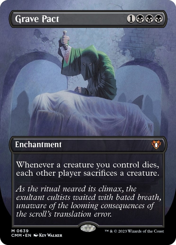 Image for Grave Pact (Borderless) (639) (CMM) - Magic: The Gathering