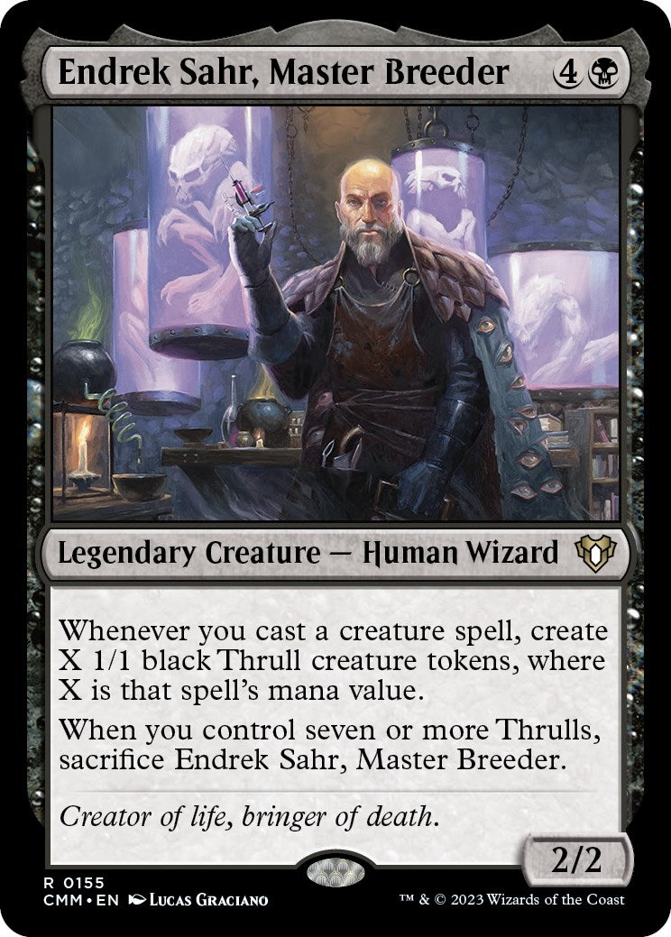 Image for Endrek Sahr, Master Breeder (155) (CMM) - Magic: The Gathering