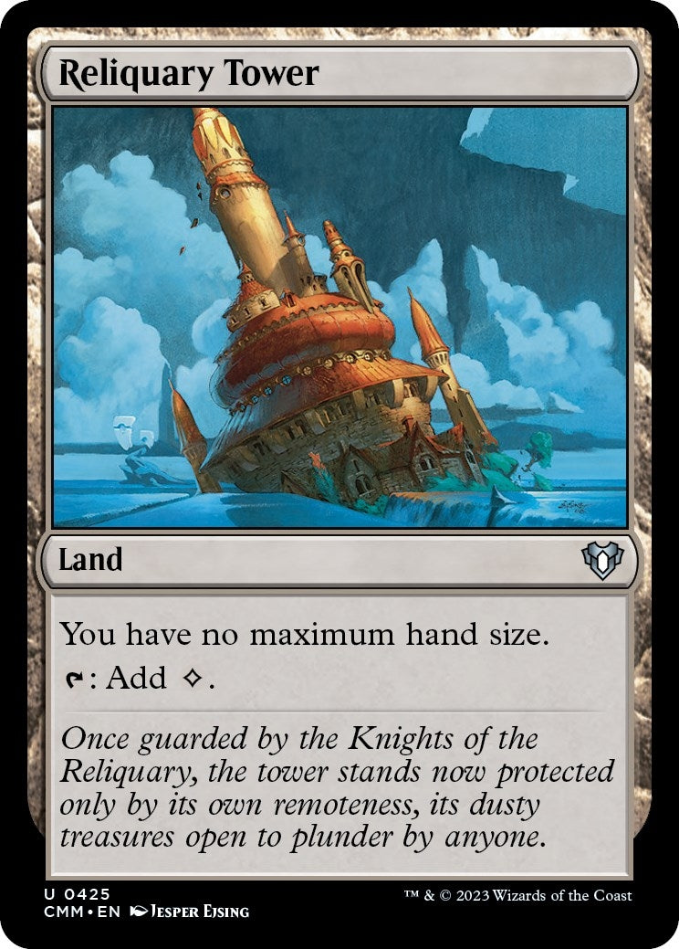 Image for Reliquary Tower (425) (CMM) - Magic: The Gathering