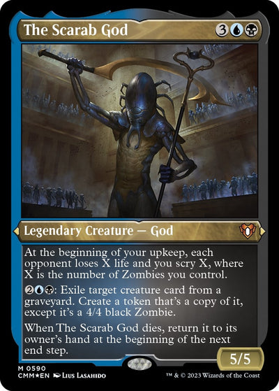 The Scarab God (Foil Etched) (590) (CMM)