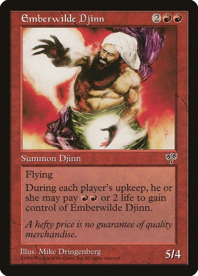Image for Emberwilde Djinn (MIR) - Magic: The Gathering
