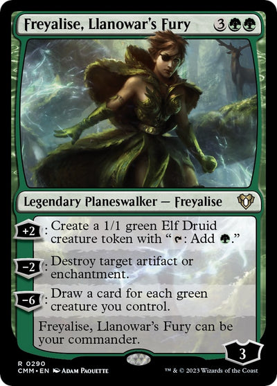 Freyalise, Llanowar's Fury (290) (CMM)