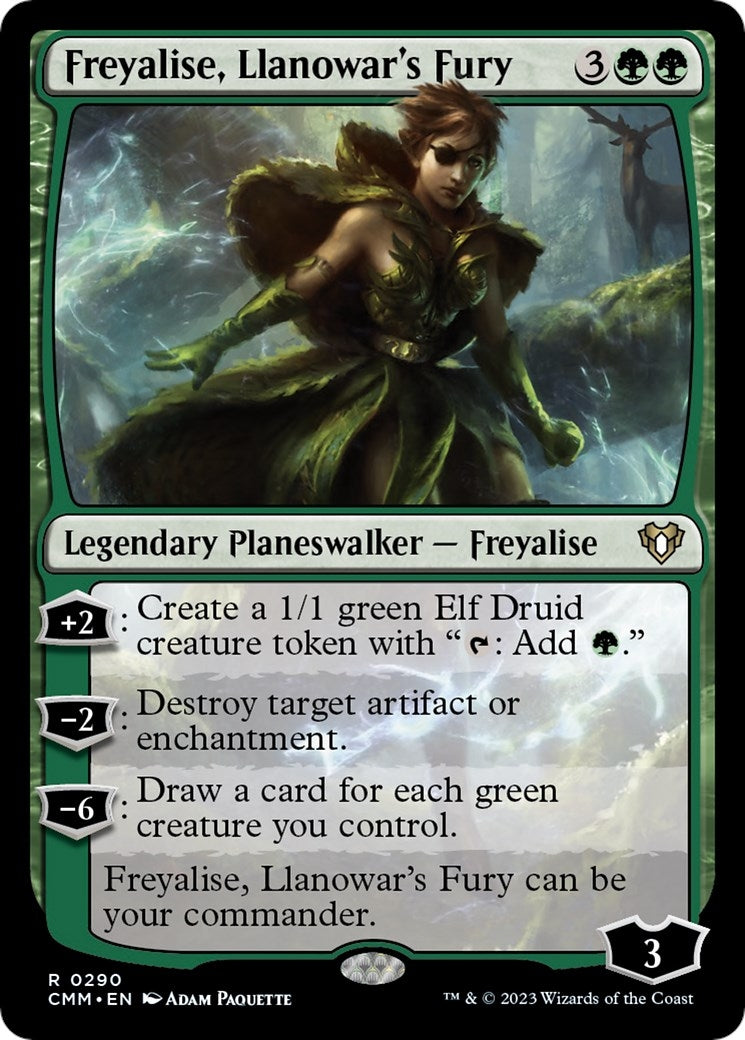 Image for Freyalise, Llanowar's Fury (290) (CMM) - Magic: The Gathering