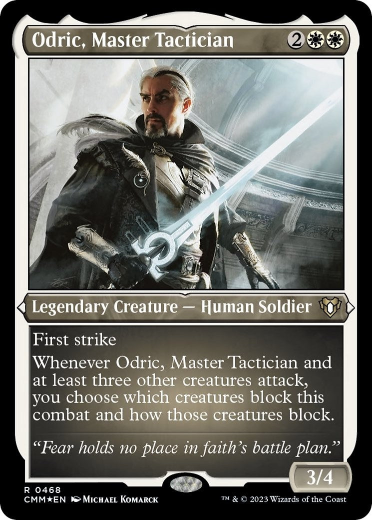 Image for Odric, Master Tactician (Foil Etched) (468) (CMM) - Magic: The Gathering