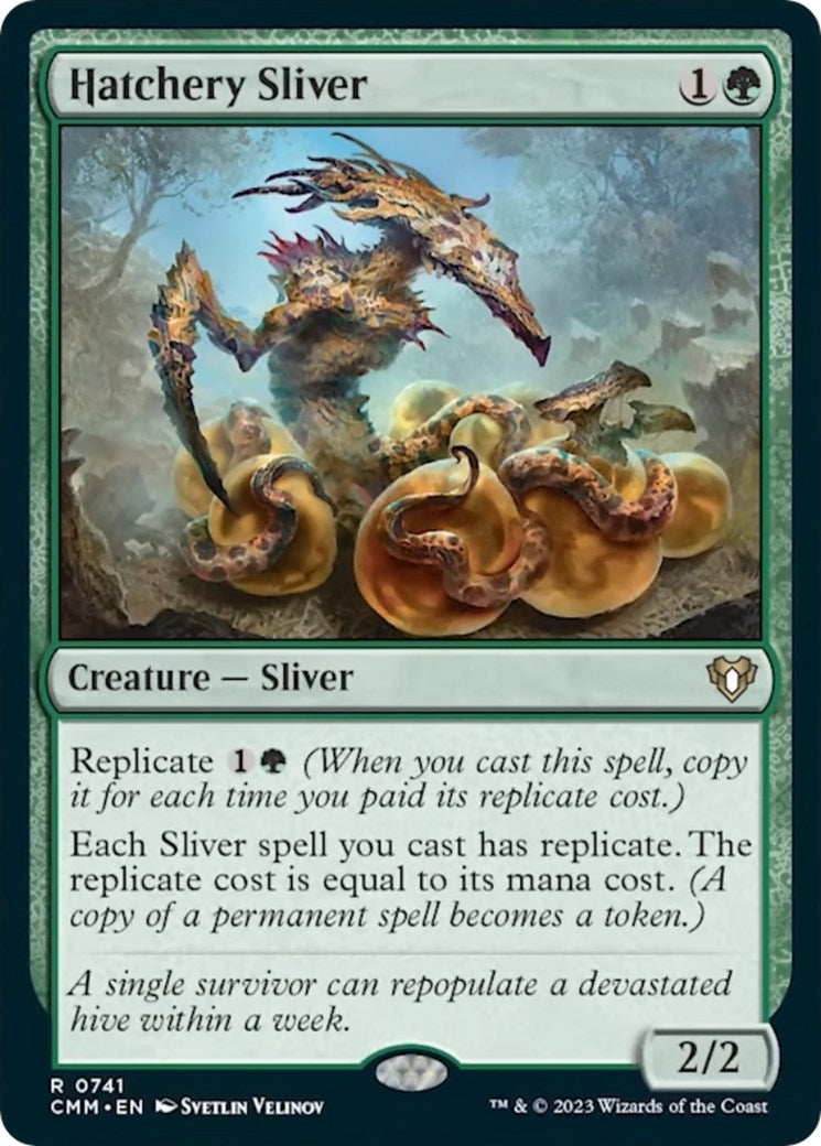Image for Hatchery Sliver (741) (CMM) - Magic: The Gathering