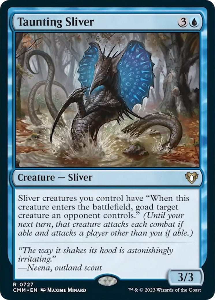 Image for Taunting Sliver (727) (CMM) - Magic: The Gathering
