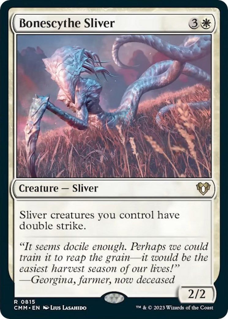 Image for Bonescythe Sliver (815) (CMM) - Magic: The Gathering
