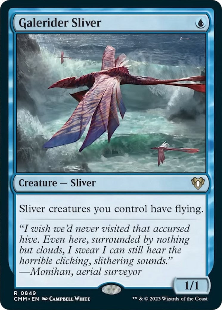 Image for Galerider Sliver (849) (CMM) - Magic: The Gathering